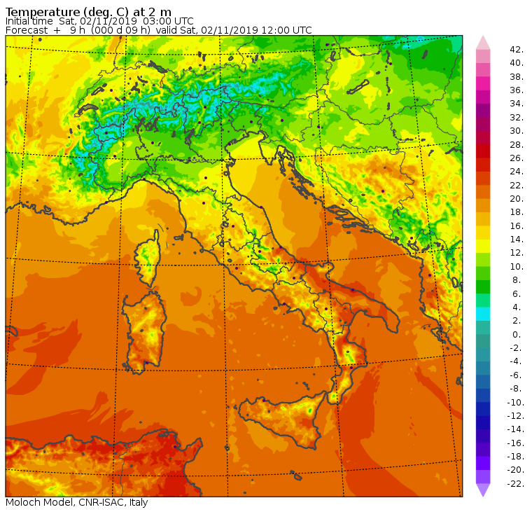 allerta meteo italia domenica 3 novembre 2019