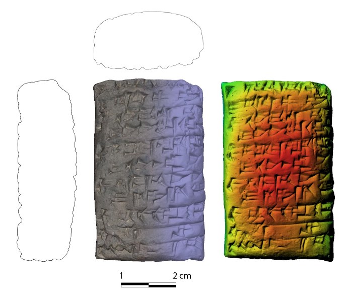 Elaborazioni della tavoletta M19.02 da rilievo fotogrammetico 3D