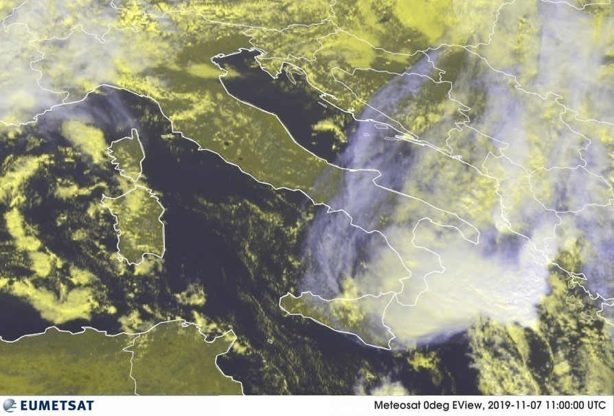 meteo italia 7 novembre 2019