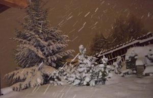 neve notte alpi