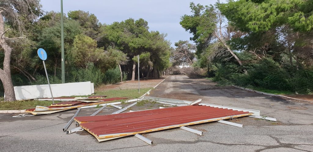 policoro danni tromba d'aria ciclone mediterraneo 12 novembre 2019