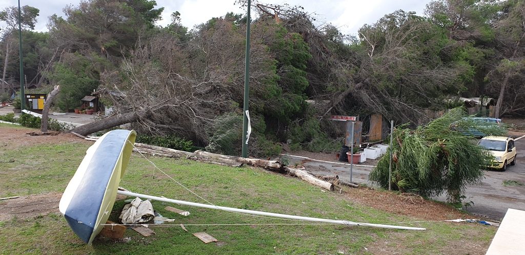 policoro danni tromba d'aria ciclone mediterraneo 12 novembre 2019