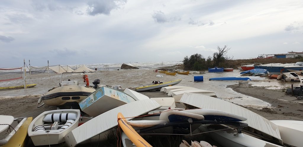 policoro danni tromba d'aria ciclone mediterraneo 12 novembre 2019