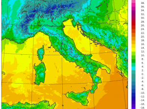 temperature minime italia domenica 10 dicembre 2019
