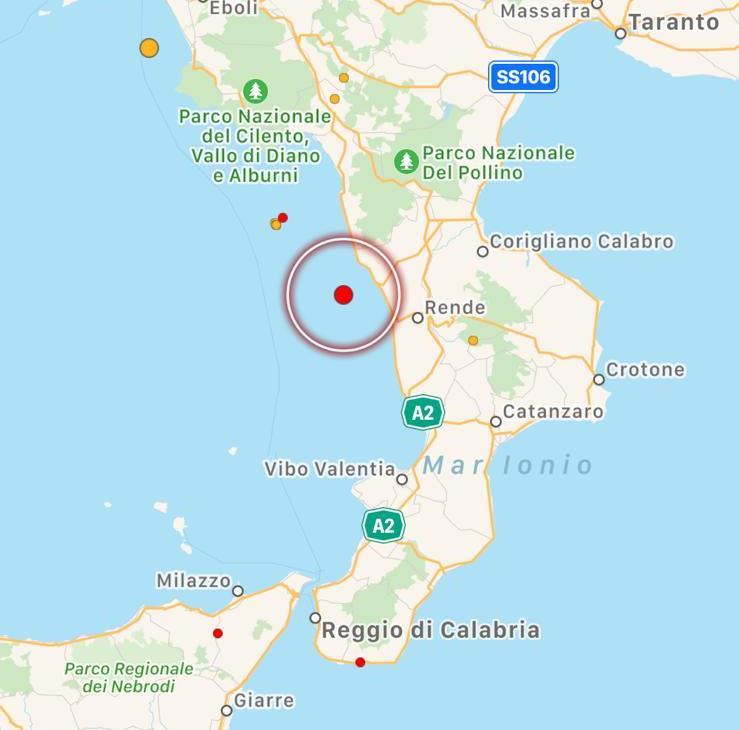 terremoto calabria
