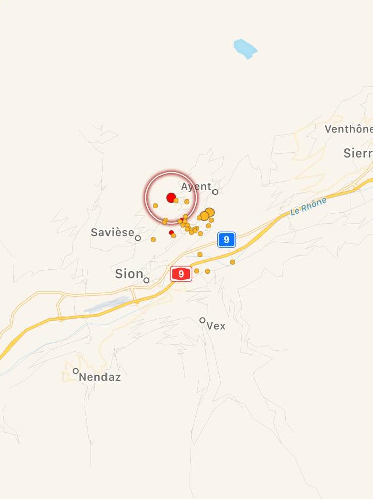 terremoto italia svizzera