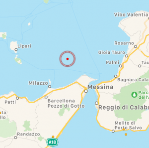 terremoto tirreno