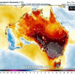 Meteo, ondata di calore estrema in Australia: +50°C a Nullarbor, nuova giornata più calda di sempre e l’asfalto si scioglie [MAPPE]