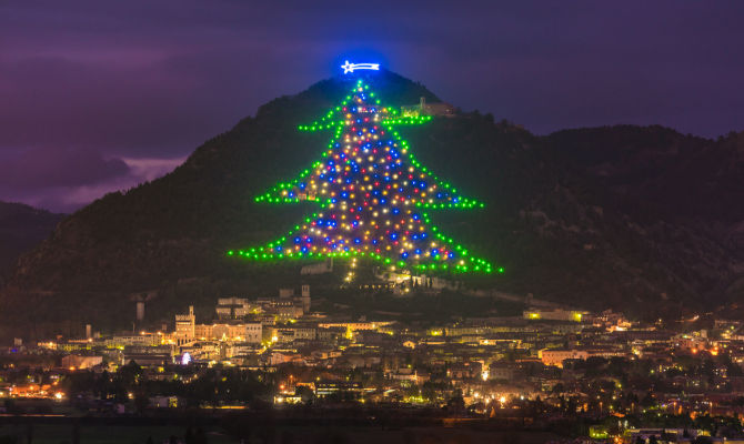 Albero di Natale Gubbio