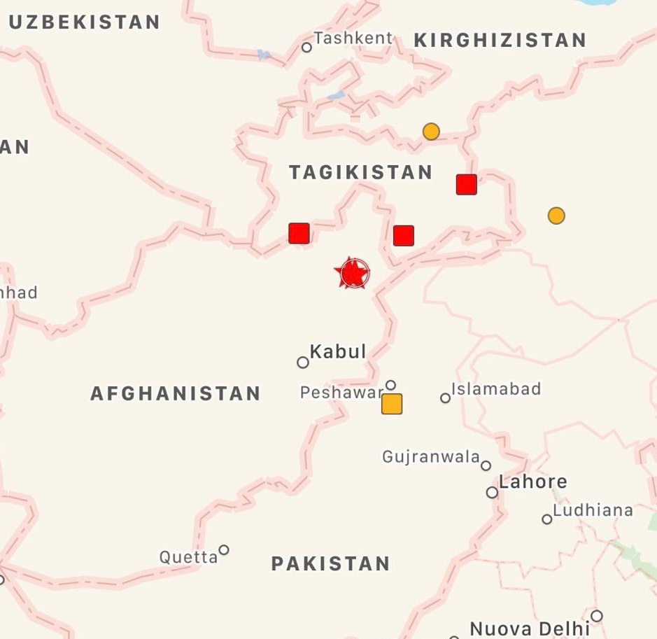afghanistan terremoto