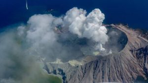 eruzione nuova zelanda