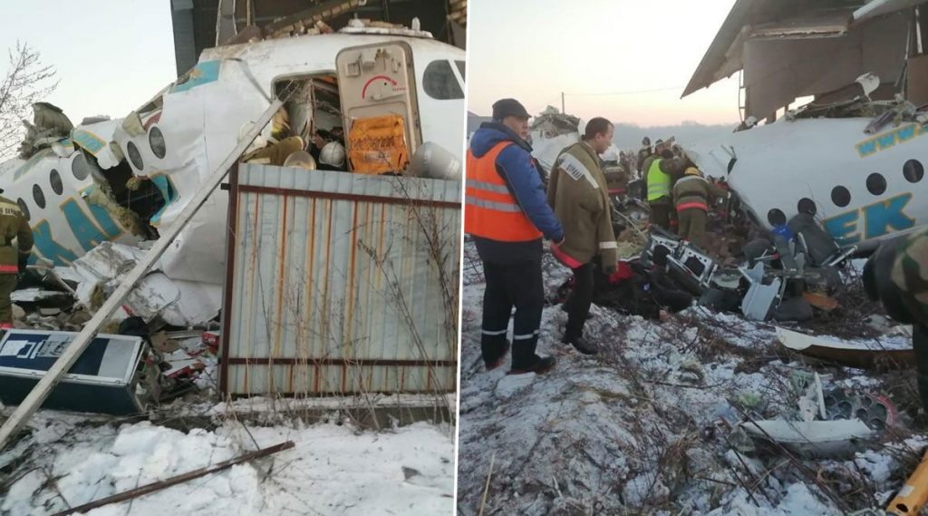 incidente aereo almaty
