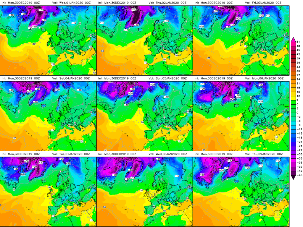 previsioni meteo aeronautica militare temperature
