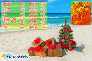 previsioni meteo italia natale 2019 caldo