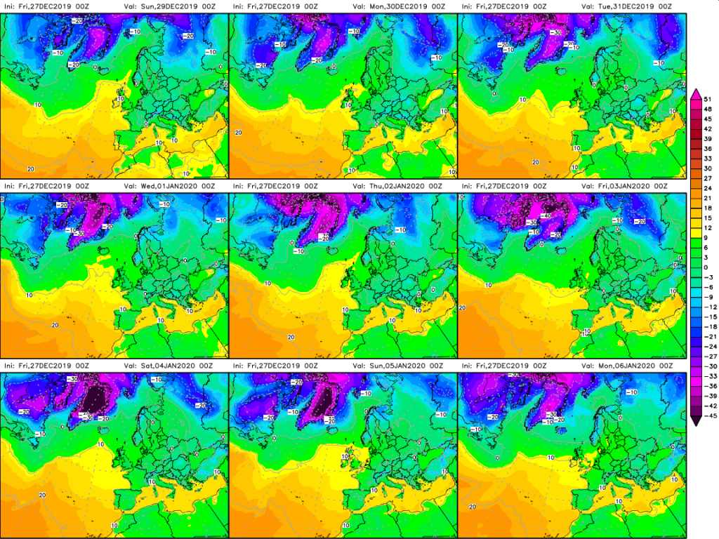previsioni meteo temperature
