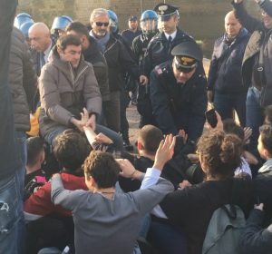 protesta napoli cop21 mare