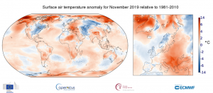 temperature novembre 2019