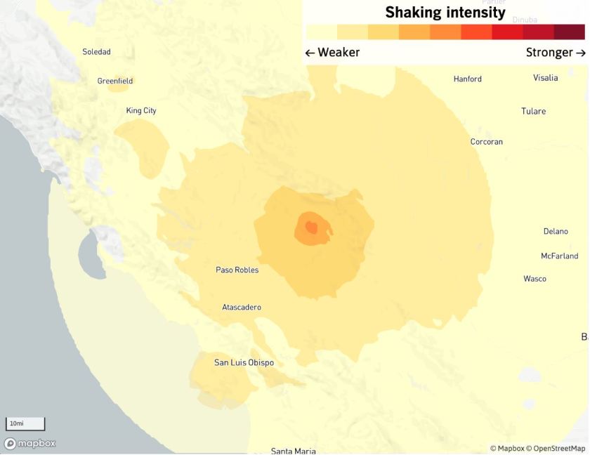 terremoto california
