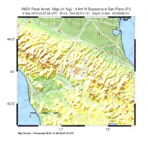 terremoto oggi toscana mugello
