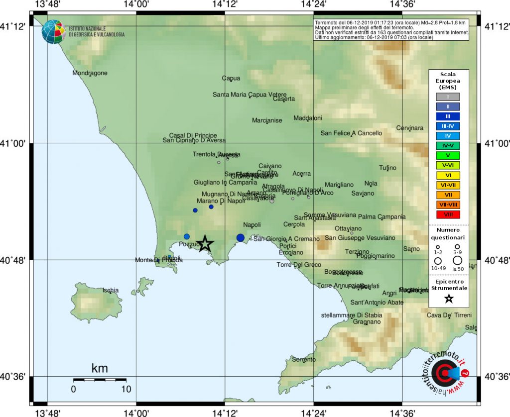 terremoto pozzuoli napoli