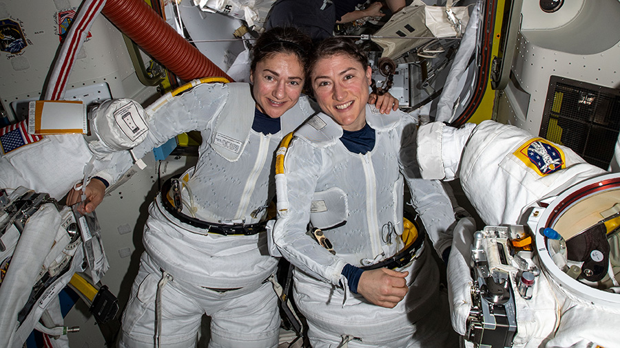 Jessica Meir e Christina Koch