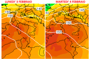 meteo 3 4 febbraio 2020