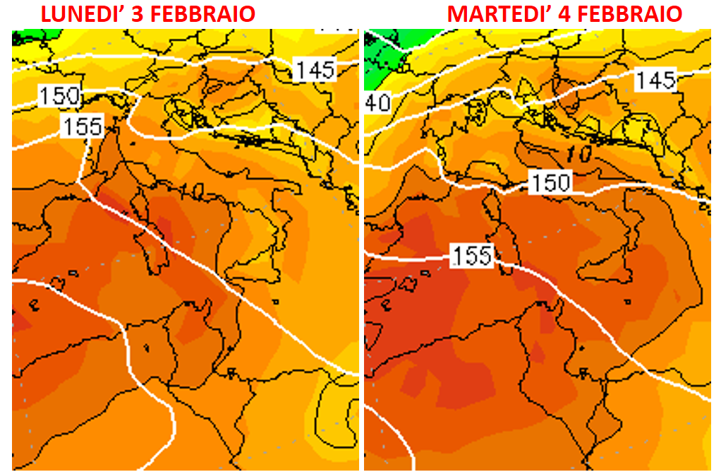 meteo 3 4 febbraio 2020