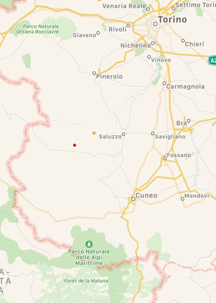 terremoto Sampeyre Cuneo Piemonte oggi