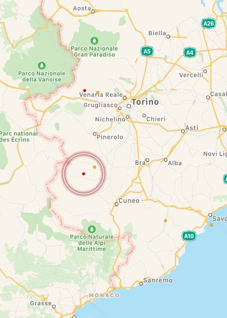 terremoto Sampeyre Cuneo Piemonte oggi