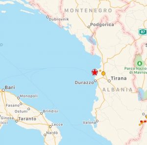 terremoto albania