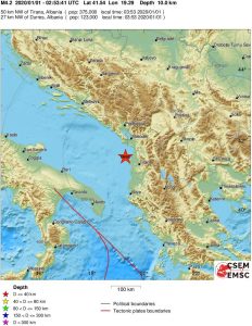 terremoto albania durazzo