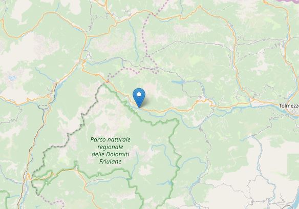 terremoto oggi udine