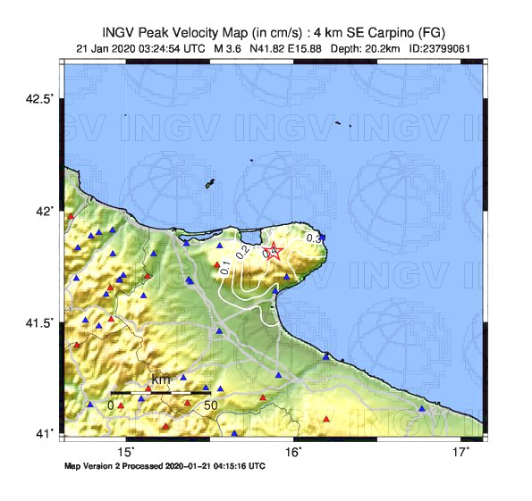 terremoto puglia oggi