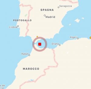 terremoto stretto di gibilterra