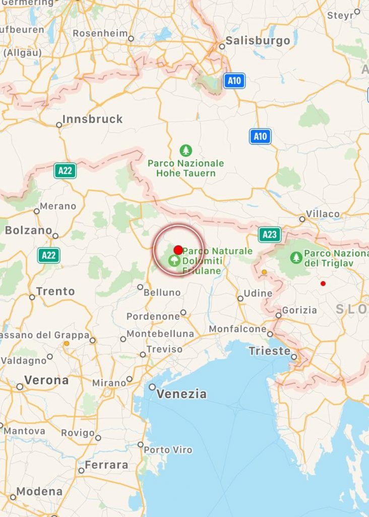 terremoto udine forni di sopra