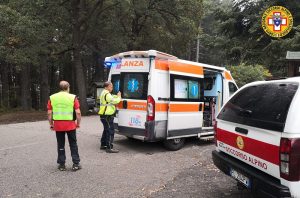 soccorso turista tedesca Etna