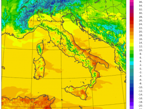 temperature massime italia 11 febbraio 2020 modello Moloch - CNR ISAC