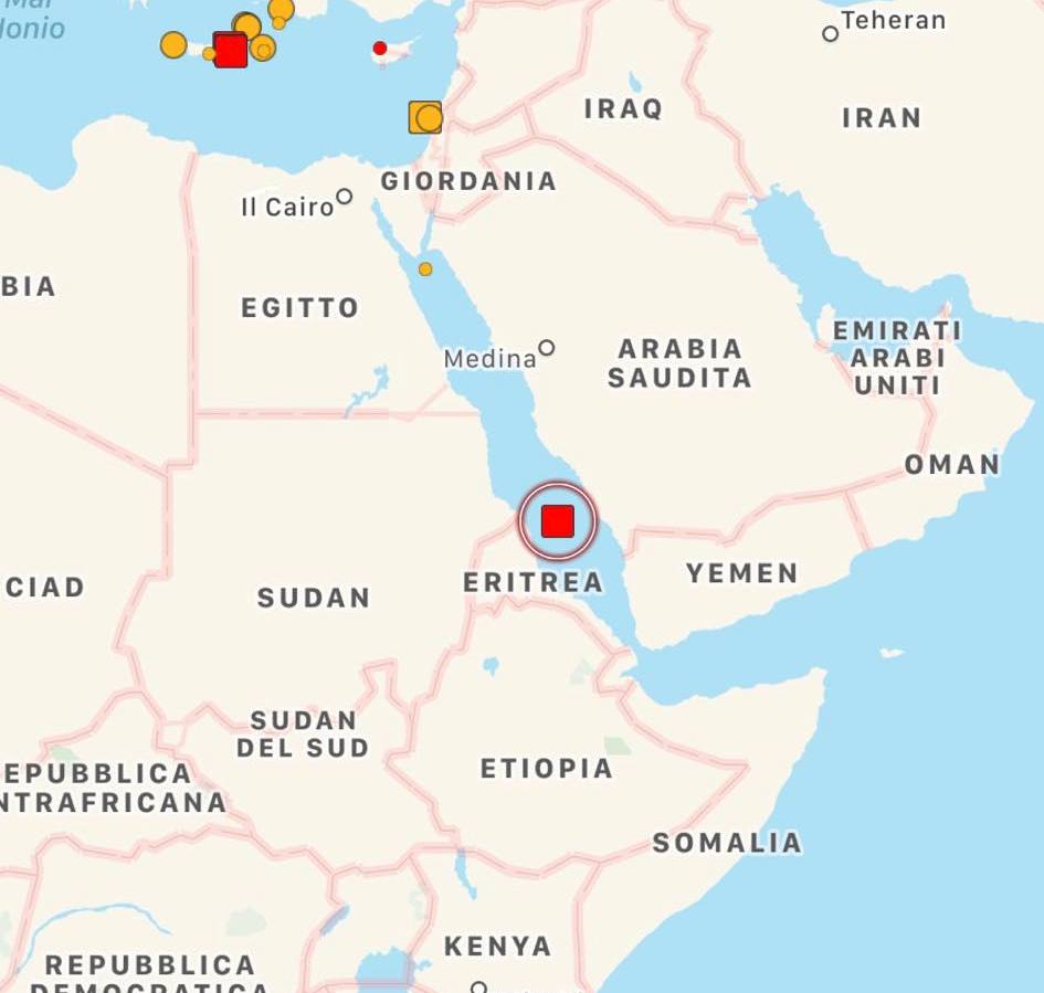 terremoto arabia saudita