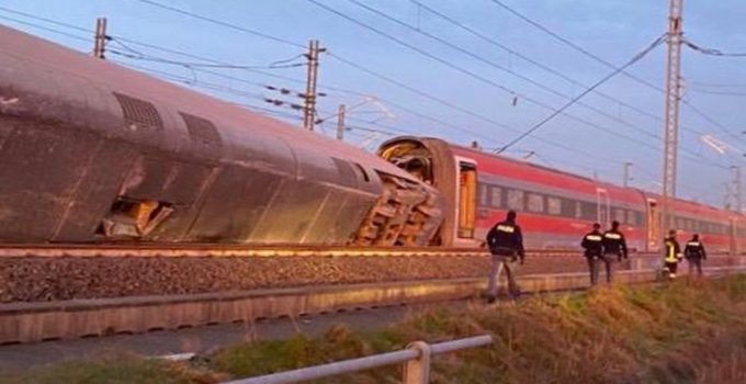 treno deragliato lombardia 6 febbraio 2020