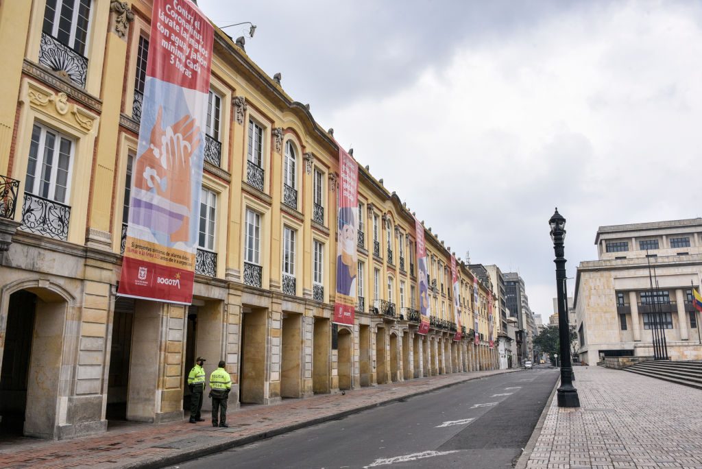 Bogota Shutdown Drill For Coronavirus