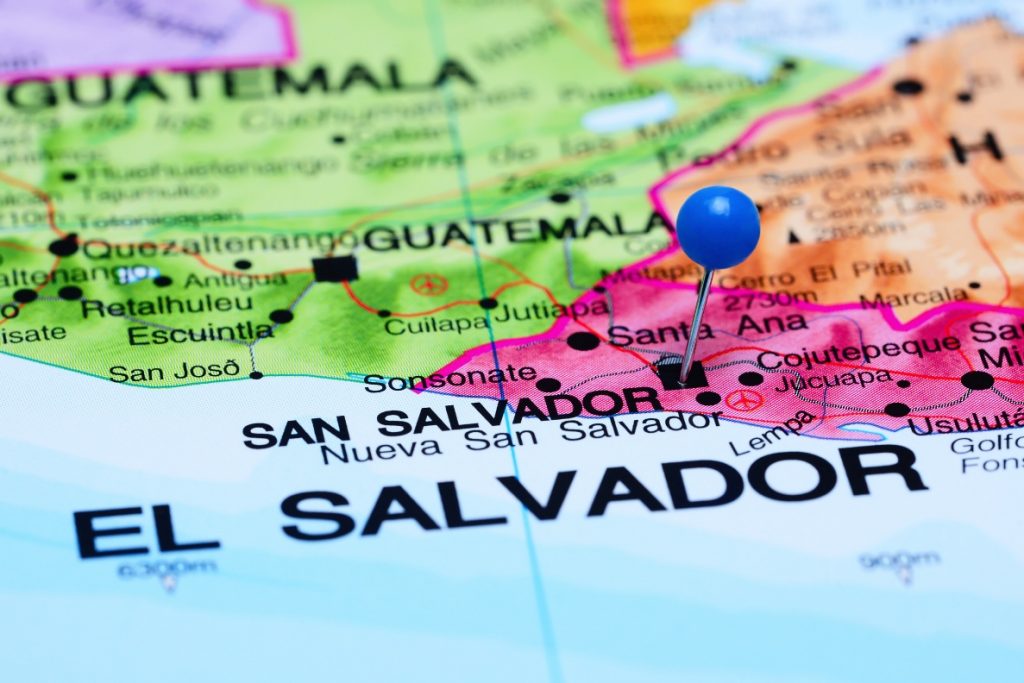 el salvador map