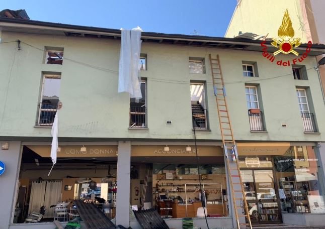 esplosione palazzina seriate bergamo