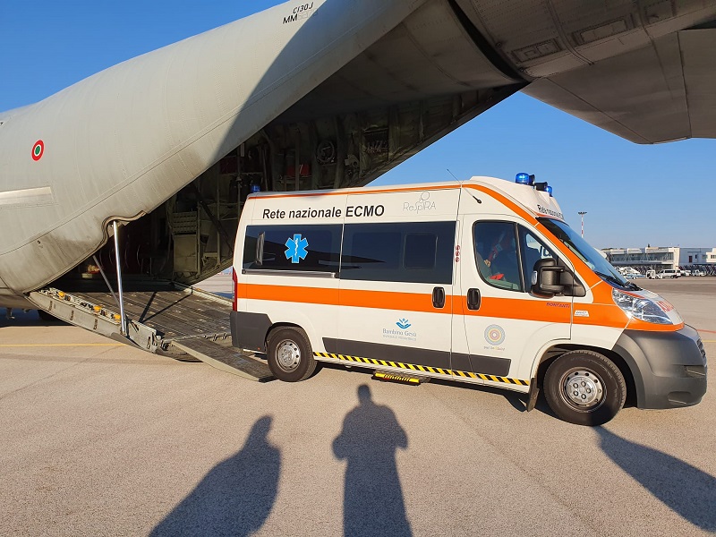 soccorso neonato Aeronautica Militare