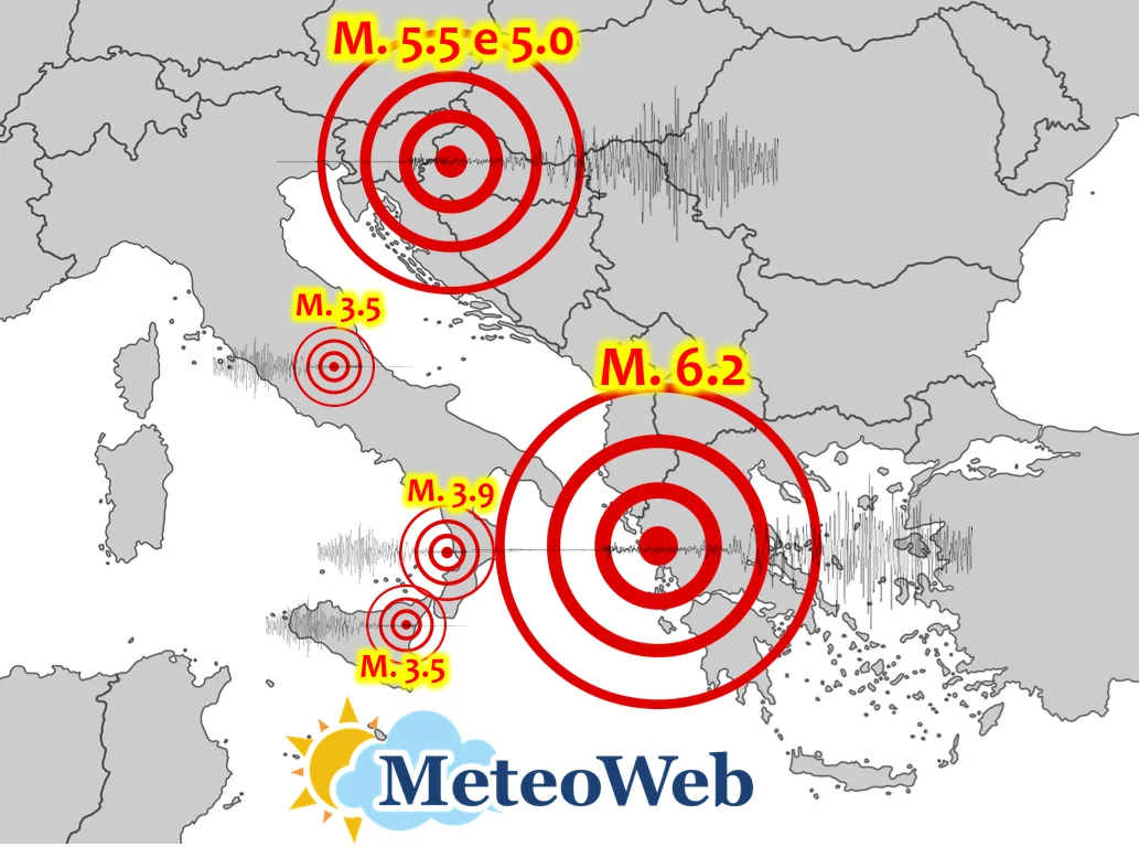 terremoti italia balcani marzo 2020