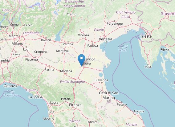 terremoto oggi emilia romagna bologna ferrara