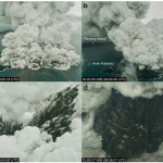 L’eruzione del vulcano Anak Krakatau ha congelato l’atmosfera: ha generato dieci milioni di tonnellate di ghiaccio e 100.000 fulmini [FOTO]