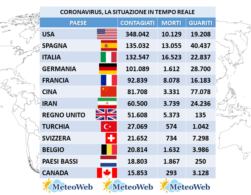 coronavirus 6 aprile