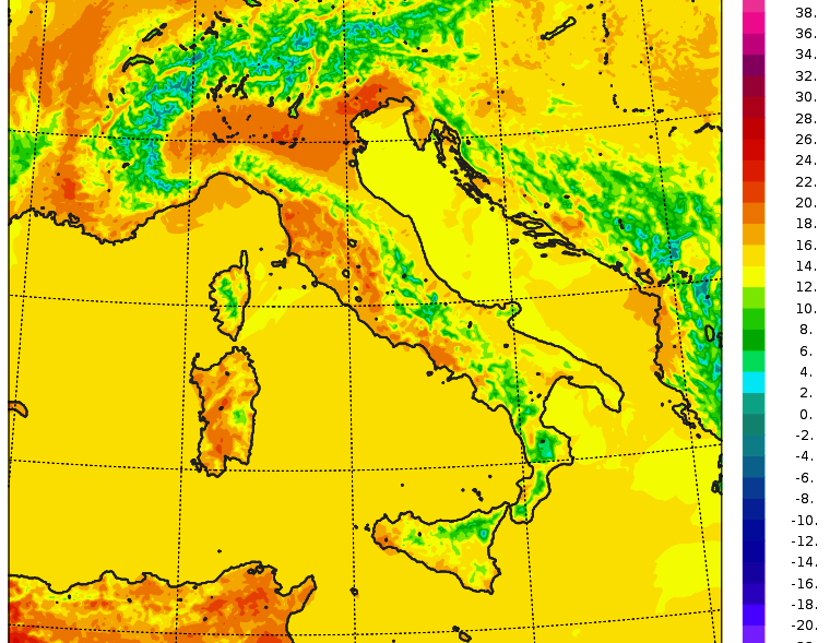 temperature italia 6 aprile 2020