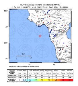 terremoto calabria
