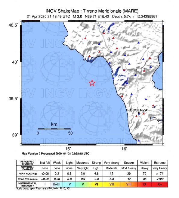 terremoto calabria